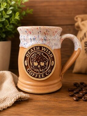 Death Wish Coffee Mug - Limited Edition [239/3500] - Drippy Trippy Donut Mug